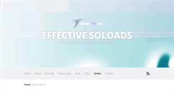 Desktop Screenshot of effectivesoloads.com